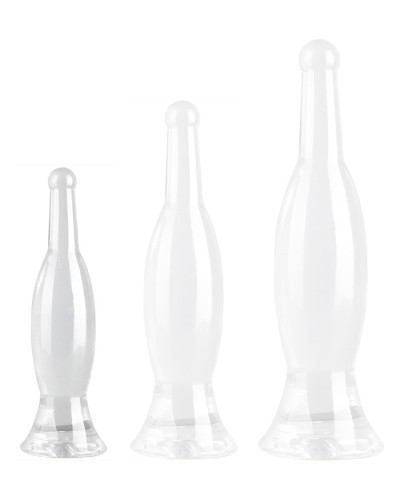 Plug transparent Bottle S 18 x 4.5cm