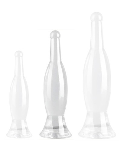 Plug transparent Bottle M 22 x 5.5cm