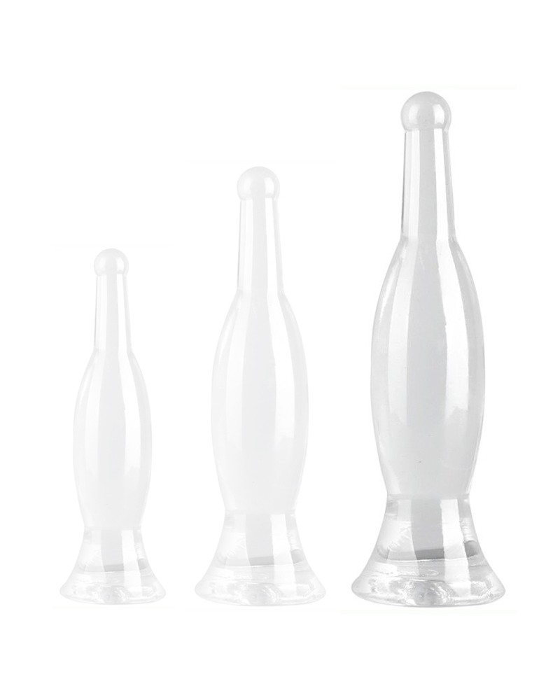 Plug transparent Bottle L 26 x 6.5cm