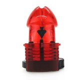 Cage de chasteté ajustable 10 x 3.5cm Rouge