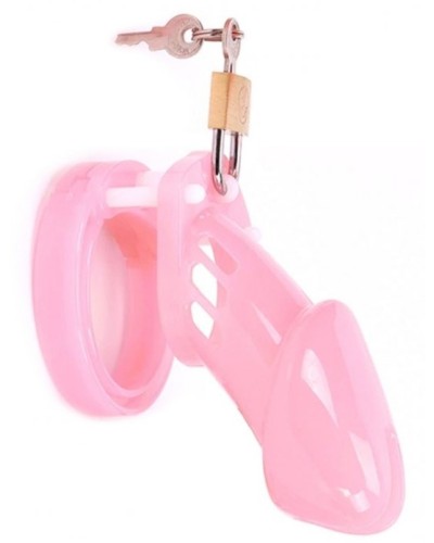 Cage de chasteté Locky 8 x 3.3 cm Rose