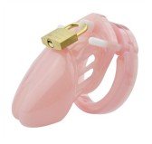 Cage de chasteté Mini Locky 6 x 3.2cm Rose