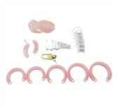 Cage de chasteté Mini Locky 6 x 3.2cm Rose