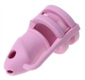 Cage de chasteté silicone Birdlocked 11 x 3.2 cm Rose