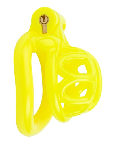 Cage de chasteté courte Lyfy 4 x 3.3cm Jaune