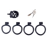 Cage de chasteté Dotty S 5.5 x 3.4cm Noire Cage de chasteté Dotty S 5.5 x 3.4cm Noire