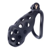 Cage de chasteté Dotty XL 10 x 4cm Noire