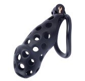 Cage de chasteté Dotty XXL 11 x 4cm Noire Cage de chasteté Dotty XXL 11 x 4cm Noire