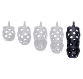 Cage de chasteté Dotty XXL 11 x 4cm Noire Cage de chasteté Dotty XXL 11 x 4cm Noire