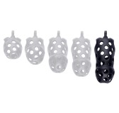 Cage de chasteté Dotty XXL 11 x 4cm Noire