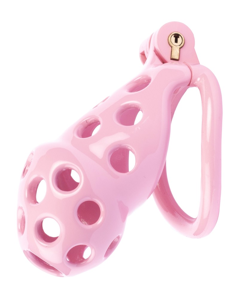 Cage de chasteté Dotty L 9.5 x 3.9cm Rose