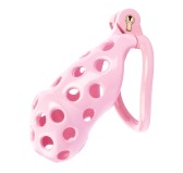 Cage de chasteté Dotty XL 10 x 4cm Rose