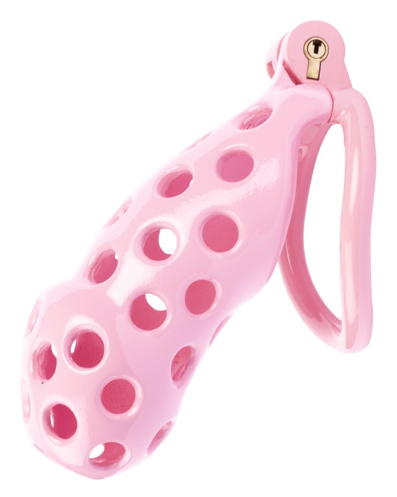 Cage de chasteté Dotty XXL 11 x 4cm Rose