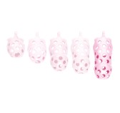 Cage de chasteté Dotty XXL 11 x 4cm Rose Cage de chasteté Dotty XXL 11 x 4cm Rose