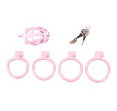 Cage de chasteté Netty M 6.5 x 3.7cm Rose