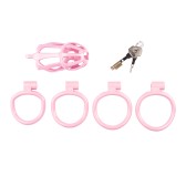Cage de chasteté Netty L 9.5 x 3.9cm Rose Cage de chasteté Netty L 9.5 x 3.9cm Rose
