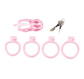 Cage de chasteté Netty XL 10 x 4cm Rose Cage de chasteté Netty XL 10 x 4cm Rose