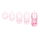 Cage de chasteté Netty XXL 11 x 4cm Rose Cage de chasteté Netty XXL 11 x 4cm Rose