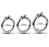 Cage de chasteté en métal Flat 2cm Cage de chasteté en métal Flat 2cm