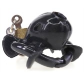 Cage de chasteté Nub Soft 6 x 2cm Noire Cage de chasteté Nub Soft 6 x 2cm Noire