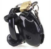 Cage de chasteté Nub Soft 6 x 2cm Noire Cage de chasteté Nub Soft 6 x 2cm Noire