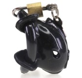 Cage de chasteté Nub Soft 6 x 2cm Noire Cage de chasteté Nub Soft 6 x 2cm Noire