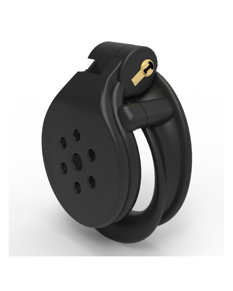 Cage de chasteté Flat Zone 2.5cm Noire Cage de chasteté Flat Zone 2.5cm Noire