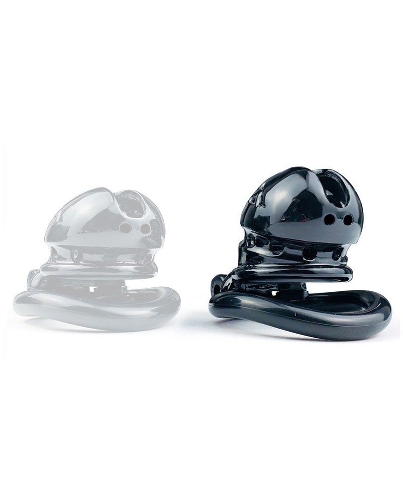 Cage de chasteté Sex Slave M 6.5 x 3.5cm Noire Cage de chasteté Sex Slave M 6.5 x 3.5cm Noire