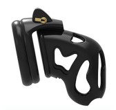 Cage de chasteté Ghost 10 x 3cm Noire Cage de chasteté Ghost 10 x 3cm Noire