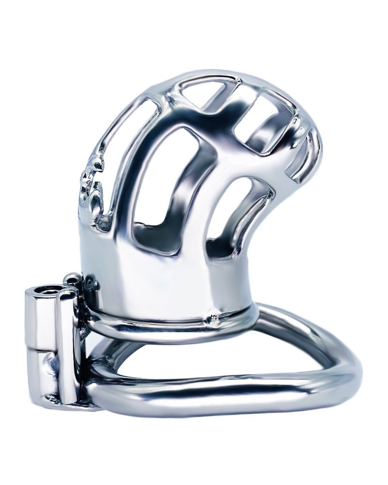 Cage de chasteté en métal Royal Steel 7 x 3cm Cage de chasteté en métal Royal Steel 7 x 3cm