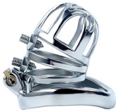 Cage de chasteté en métal Doble Pik 6.5 x 3.5cm Cage de chasteté en métal Doble Pik 6.5 x 3.5cm