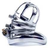 Cage de chasteté en métal Doble Pik 6.5 x 3.5cm Cage de chasteté en métal Doble Pik 6.5 x 3.5cm