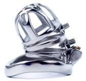 Cage de chasteté en métal Doble Pik 6.5 x 3.5cm Cage de chasteté en métal Doble Pik 6.5 x 3.5cm