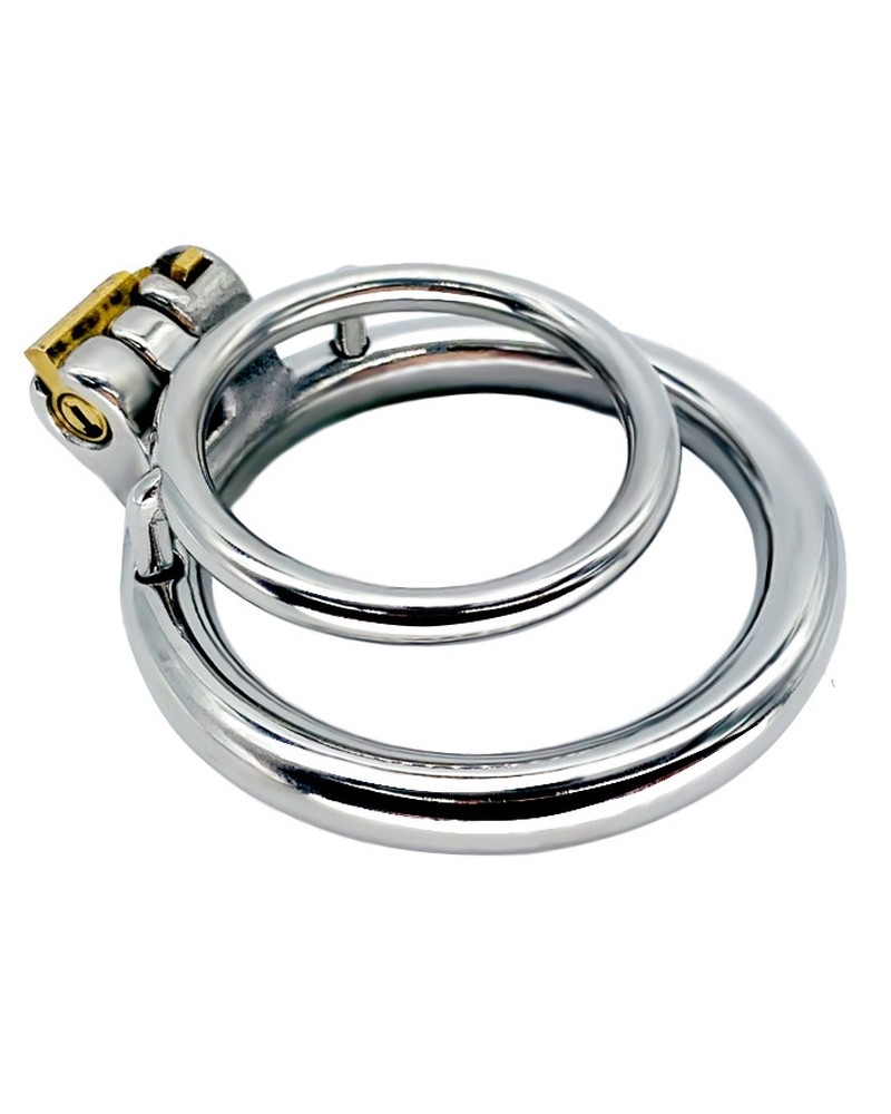 Double Anneau pénien en métal Duo Rings 37mm Double Anneau pénien en métal Duo Rings 37mm