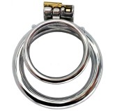 Double Anneau pénien en métal Duo Rings 37mm