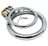 Double Anneau pénien en métal Duo Rings 37mm Double Anneau pénien en métal Duo Rings 37mm