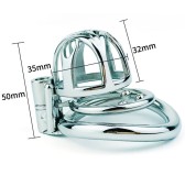 Cage de chasteté en métal Trig Cage 4 x 3.5cm Cage de chasteté en métal Trig Cage 4 x 3.5cm