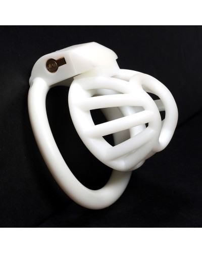 Cage de chasteté Walda 4.5 x 3.2cm Blanc