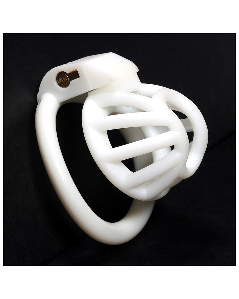 Cage de chasteté Walda 4.5 x 3.2cm Blanc