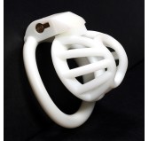 Cage de chasteté Walda 4.5 x 3.2cm Blanc