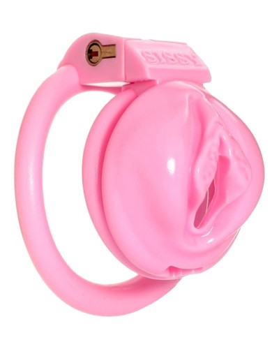 Cage de chasteté Sissy 4 x 3.7cm Rose