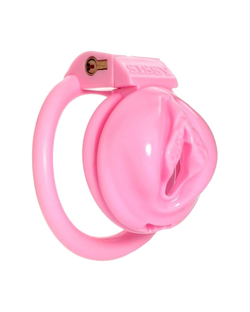 Cage de chasteté Sissy 4 x 3.7cm Rose