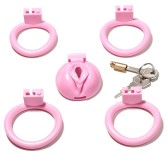 Cage de chasteté Sissy 4 x 3.7cm Rose Cage de chasteté Sissy 4 x 3.7cm Rose