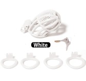 Cage de chasteté Netia 7.5 x 3.1cm Blanc Cage de chasteté Netia 7.5 x 3.1cm Blanc