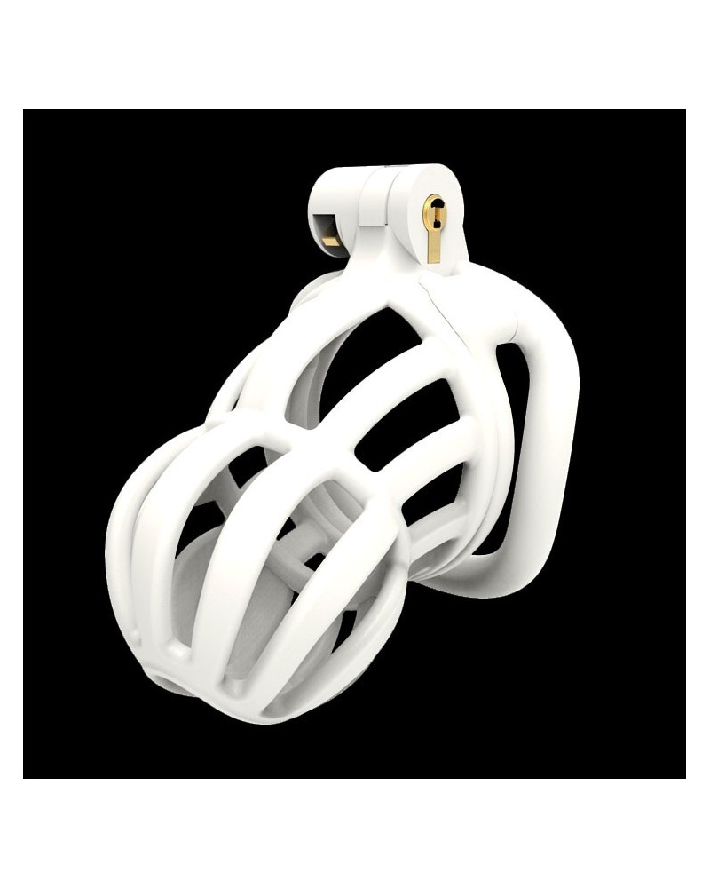 Cage de chasteté Narra 8 x 3.6cm Blanc