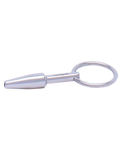 Plug pénis percé en métal Mini Fucker 4.5cm - Diamètre 8mm