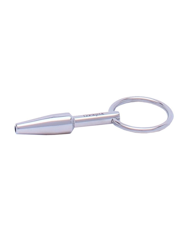Plug pénis percé en métal Mini Fucker 4.5cm - Diamètre 8mm Plug pénis percé en métal Mini Fucker 4.5cm - Diamètre 8mm