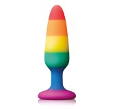 Plug en silicone Rainbow 10 x 2.8 cm