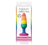 Plug en silicone Rainbow 10 x 2.8 cm