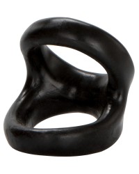 Cock Strap en silicone Noir